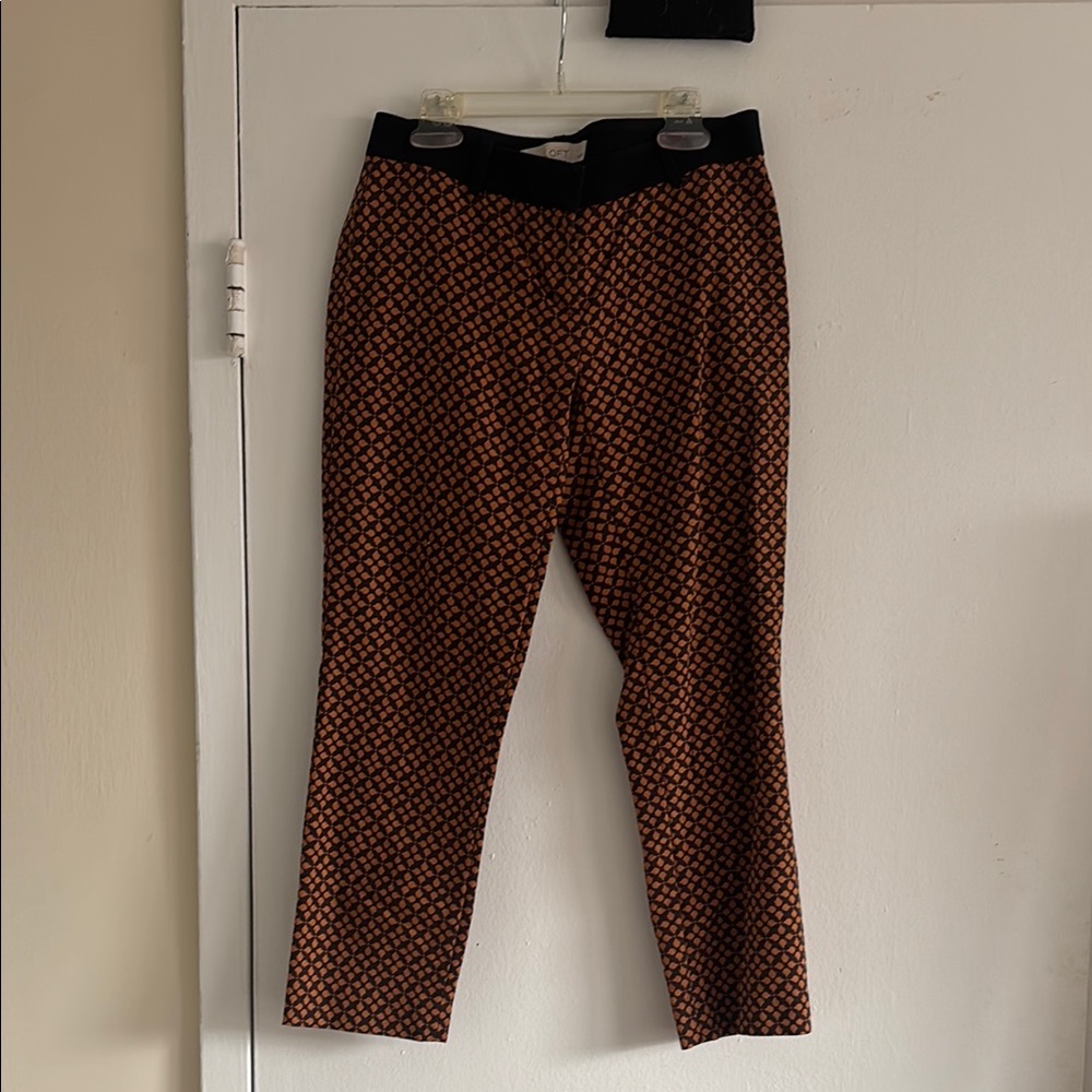 1 Loft Patterned trousers - Black and Brown - petite EUC